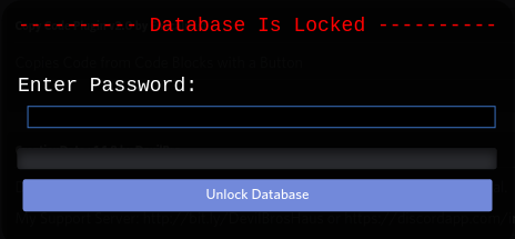 DiscordCrypt Database